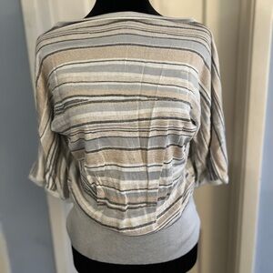 WHBM sweater w metallic thread NWT